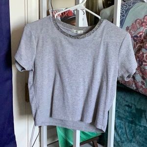 Gray cotton on girls tee